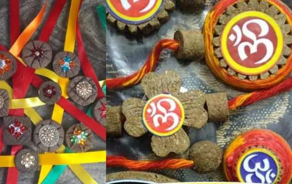 Cow Dung Rakhis: चीनी राखी का बहिष्कार कर इन राखियों को खरीद रही बहनें, जाने क्या है खासियत…