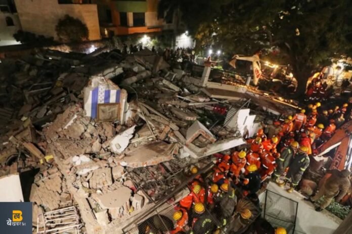 लखनऊ में भर भराकर गिरी निर्माणाधीन बिल्डिंग, 2 माह के मासूम समेत 2 लोगों की दर्दनाक मौत