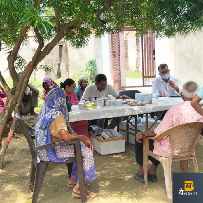 भदस्याना में स्वास्थ्य विभाग ने कैम्प लगाकर की डेंगू की जांच...