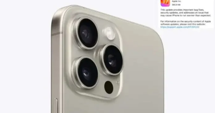 Apple iOS 17.0.3 Update
