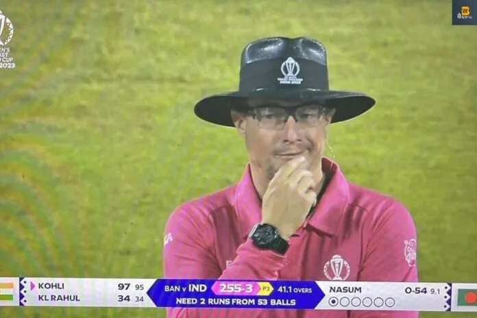 Umpire Decision on Kohli: कोहली के शतक के लिए अंपायर ने की बेईमानी...मच रहा है बवाल
