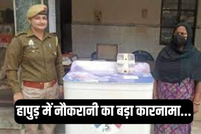 Hapur News: हापुड़ में नौकरानी कर दिया इतना बड़ा कांड, अन्य लोग भी हो गए सावधान...