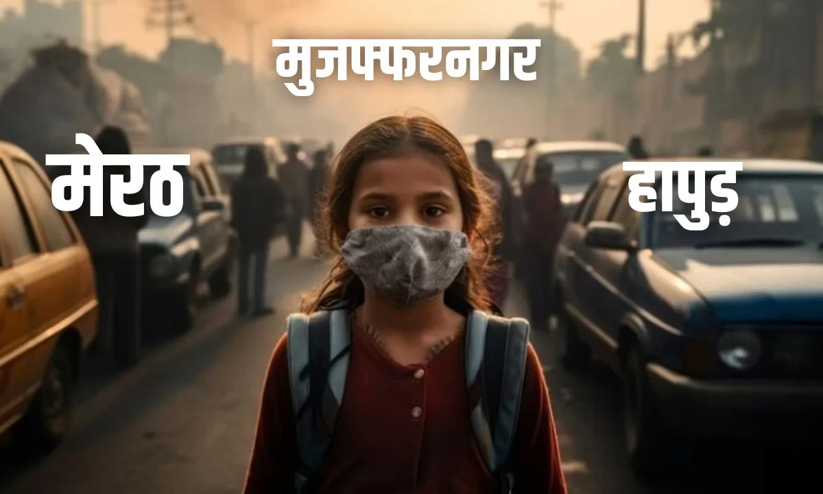 Hapur News: सारे रिकार्ड तोड़ते हुए हापुड बना देश का सबसे प्रदूषित शहर, मुजफ्फरनगर और मेरठ का स्थान क्या ?