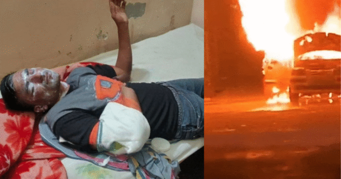 Muzaffarnagar News: मुजफ्फरनगर कार आग गैस रिफिलिंग: बुढ़ाना के सफीपुर पट्टी में रिफिलिंग के दौरान कार में आग लगी, मालिक झुलसा। दमकल ने काबू पाया, वीडियो वायरल। सेफ्टी टिप्स जानें। #MuzaffarnagarCarAgGasRefilling #MuzaffarnagarNews