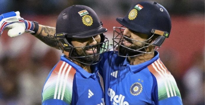 भारत vs ऑस्ट्रेलिया ODI: रोहित शर्मा (121*) और विराट कोहली (74*) की शतकीय साझेदारी से 9 विकेट से आसान जीत। हर्षित राणा की गेंदबाजी ने ऑस्ट्रेलिया को 236 पर रोका। #INDvsAUS #RohitSharma #ViratKohli #CricketNews