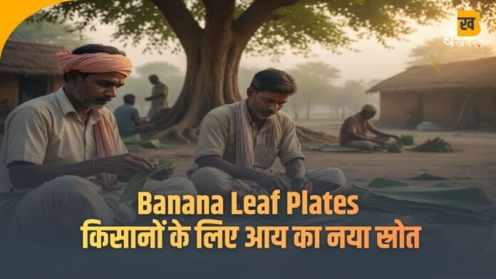 किसानों ने केला के पत्तों से eco-friendly plates बनाकर कमाए ₹10000000